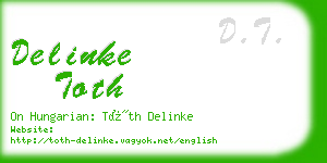 delinke toth business card